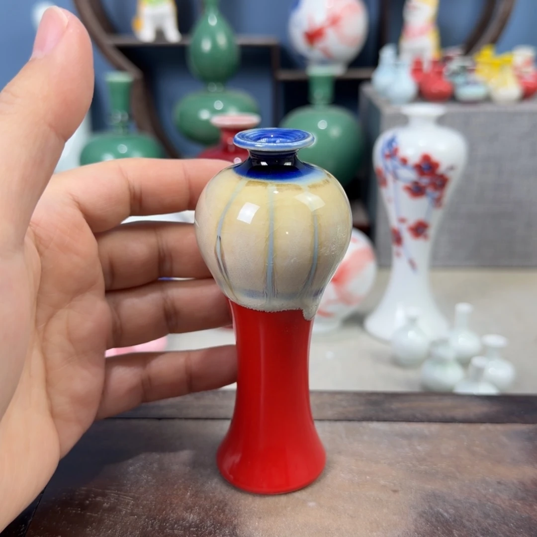 陶瓷手工小花器摆件