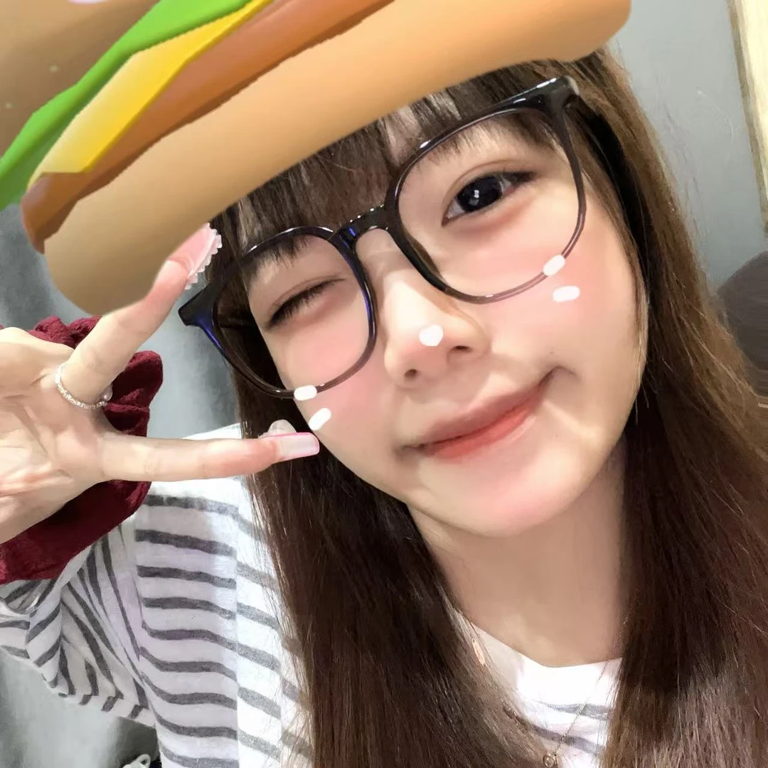 新款超轻素颜大框可爱韩系甜妹版眼镜