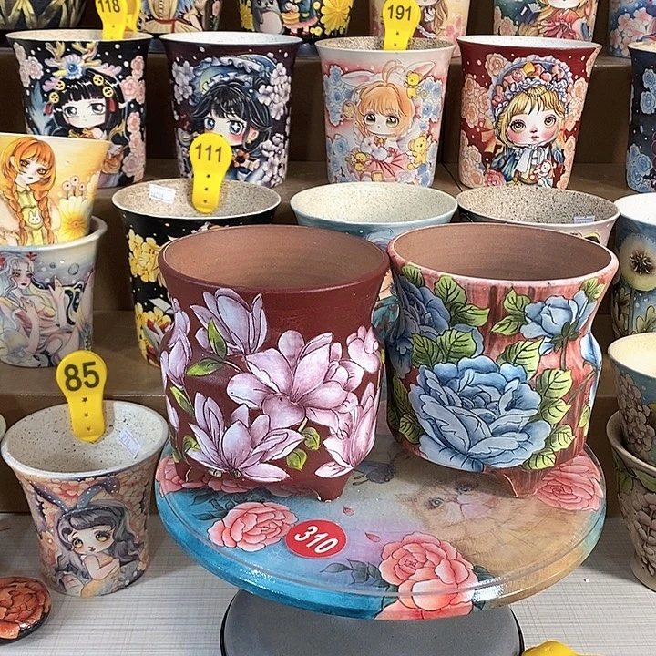 景德镇精品博采美盆