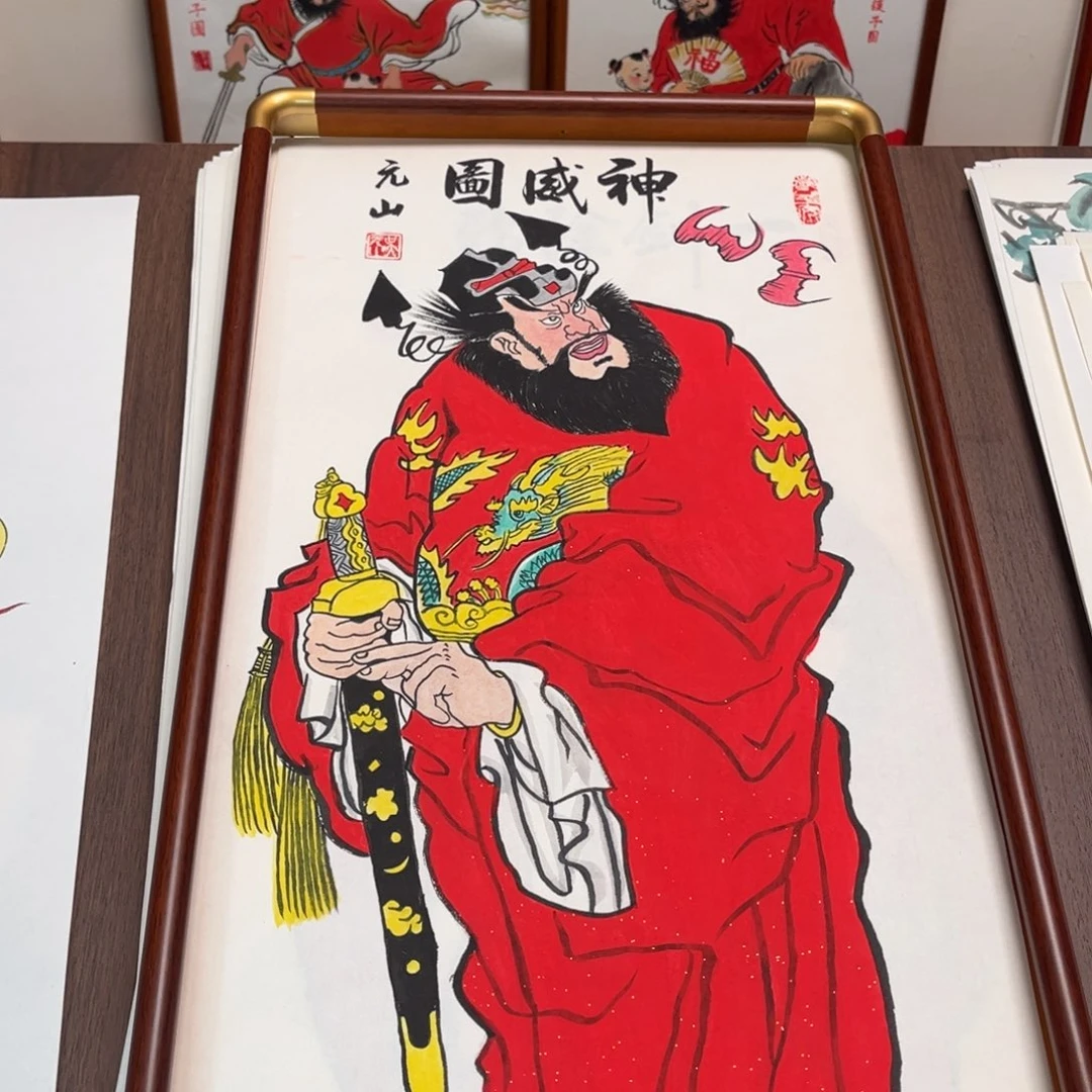 国画纯手绘禅意画作品