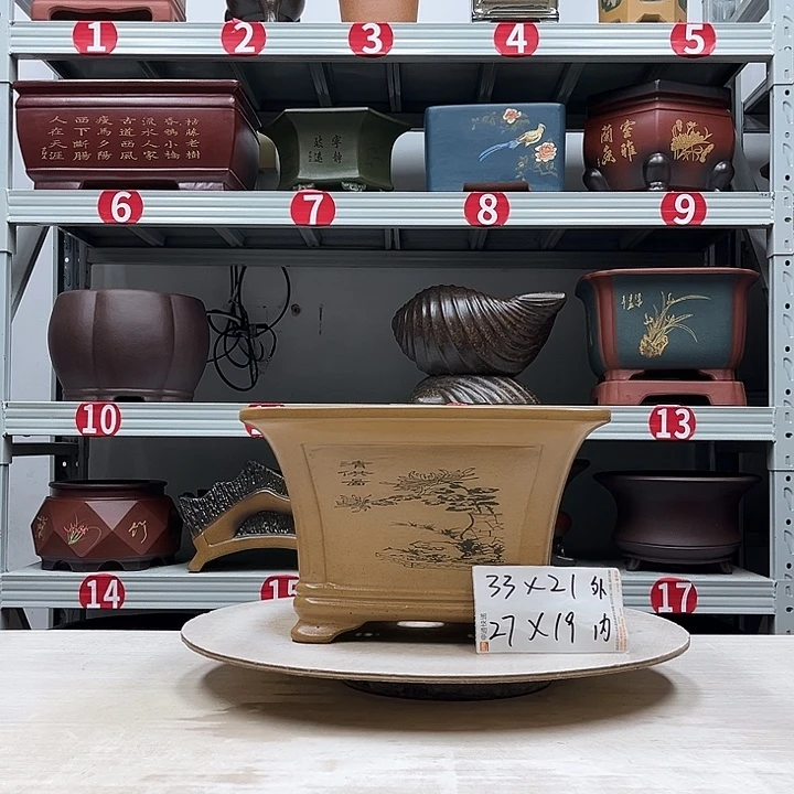 紫砂花盆紫砂花盆