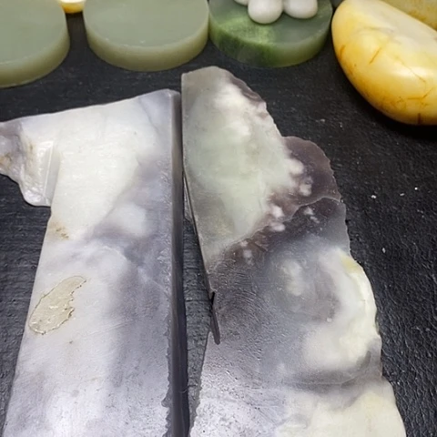 和田玉足铂镶嵌珠宝奇石