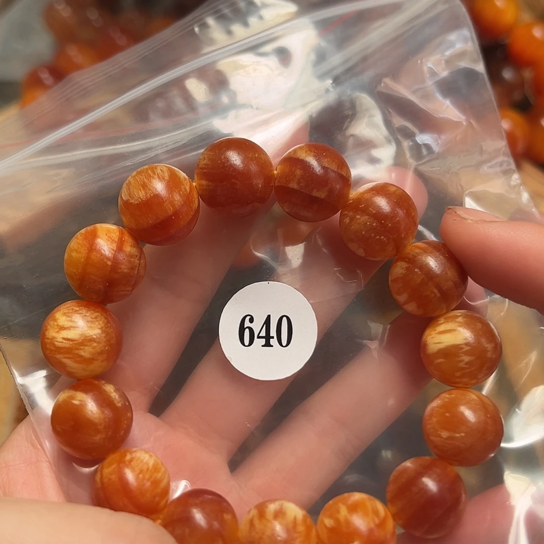 涧***尔松木（琥珀木）手串/手链640号1.5