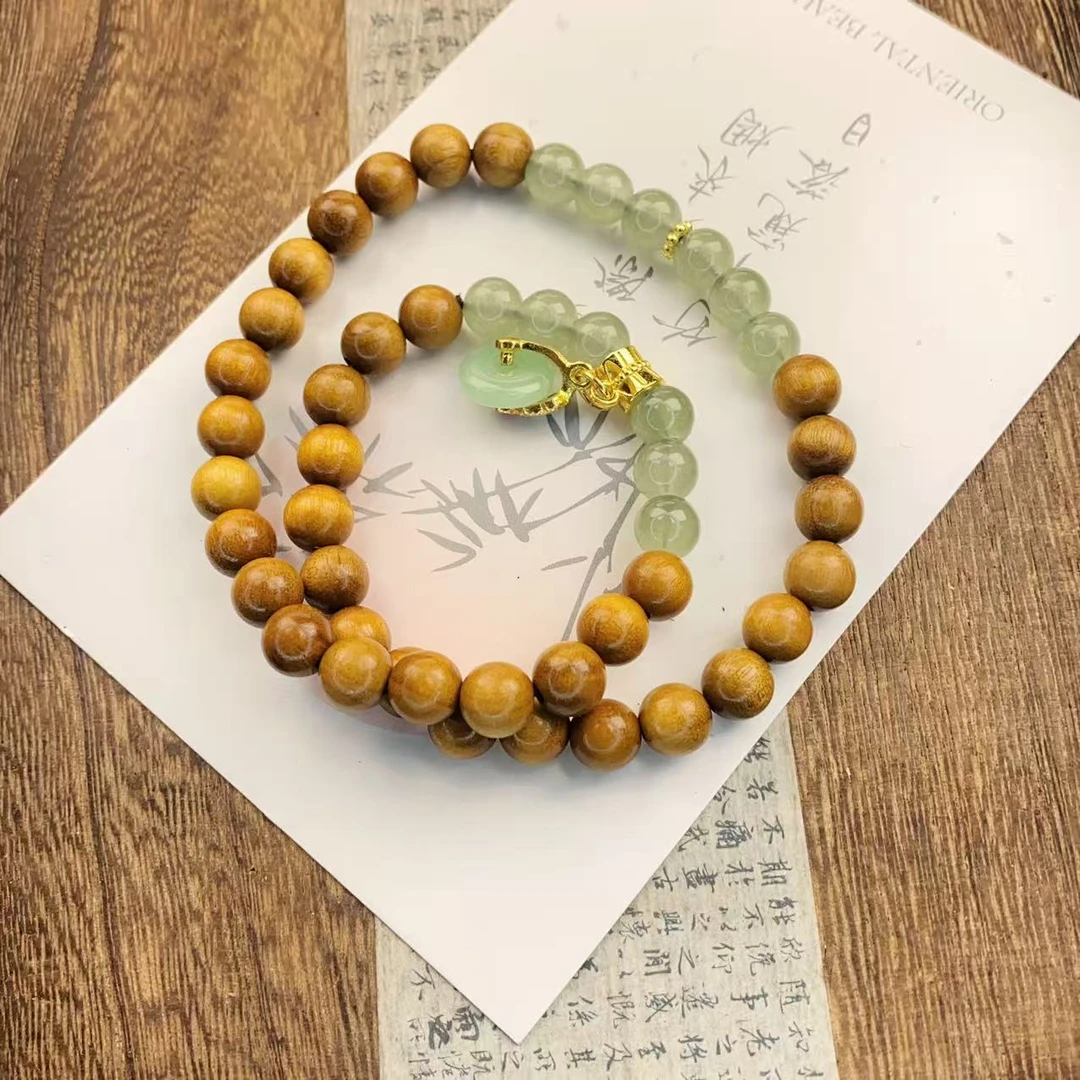 金丝楠双圈平安扣MTX-0260