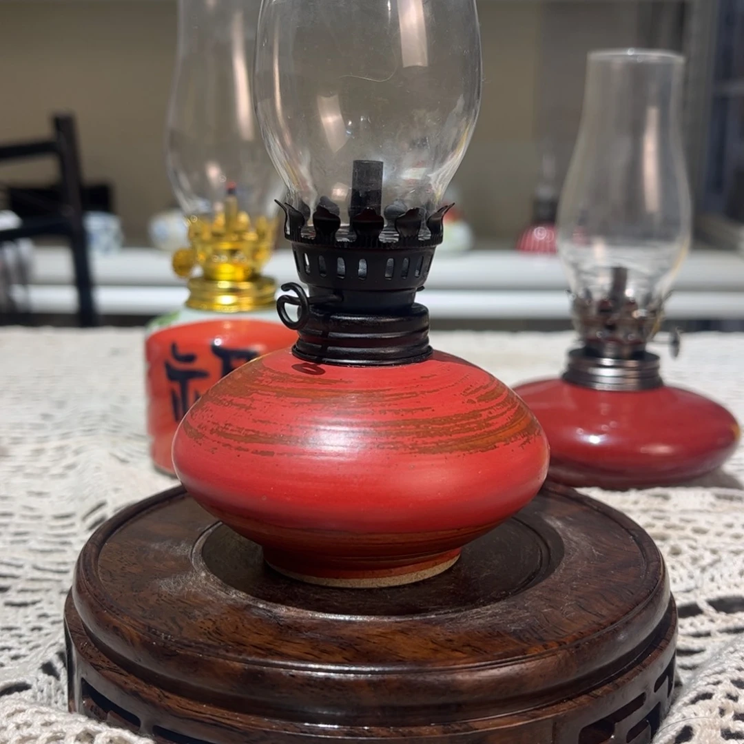 摆件景德镇陶瓷香薰灯