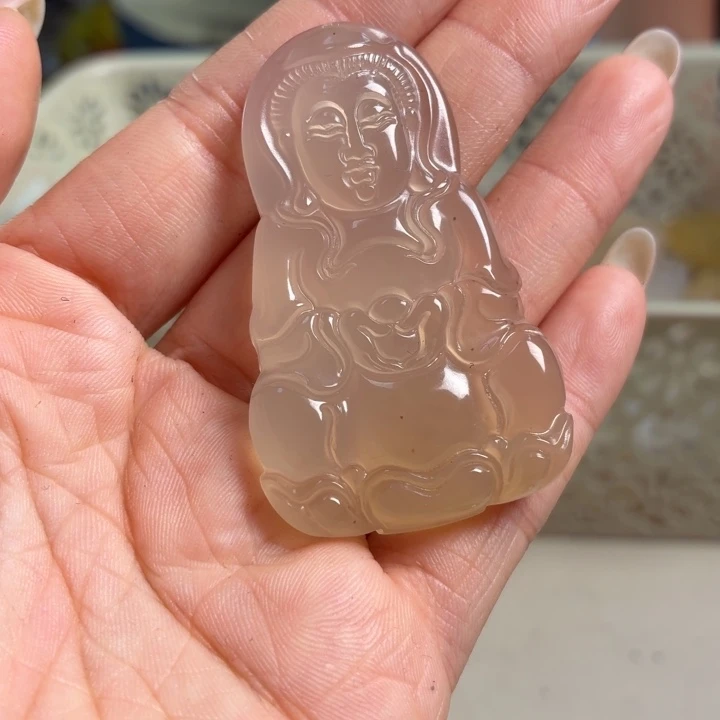 玛瑙/玉髓未镶嵌吊坠(不含链)