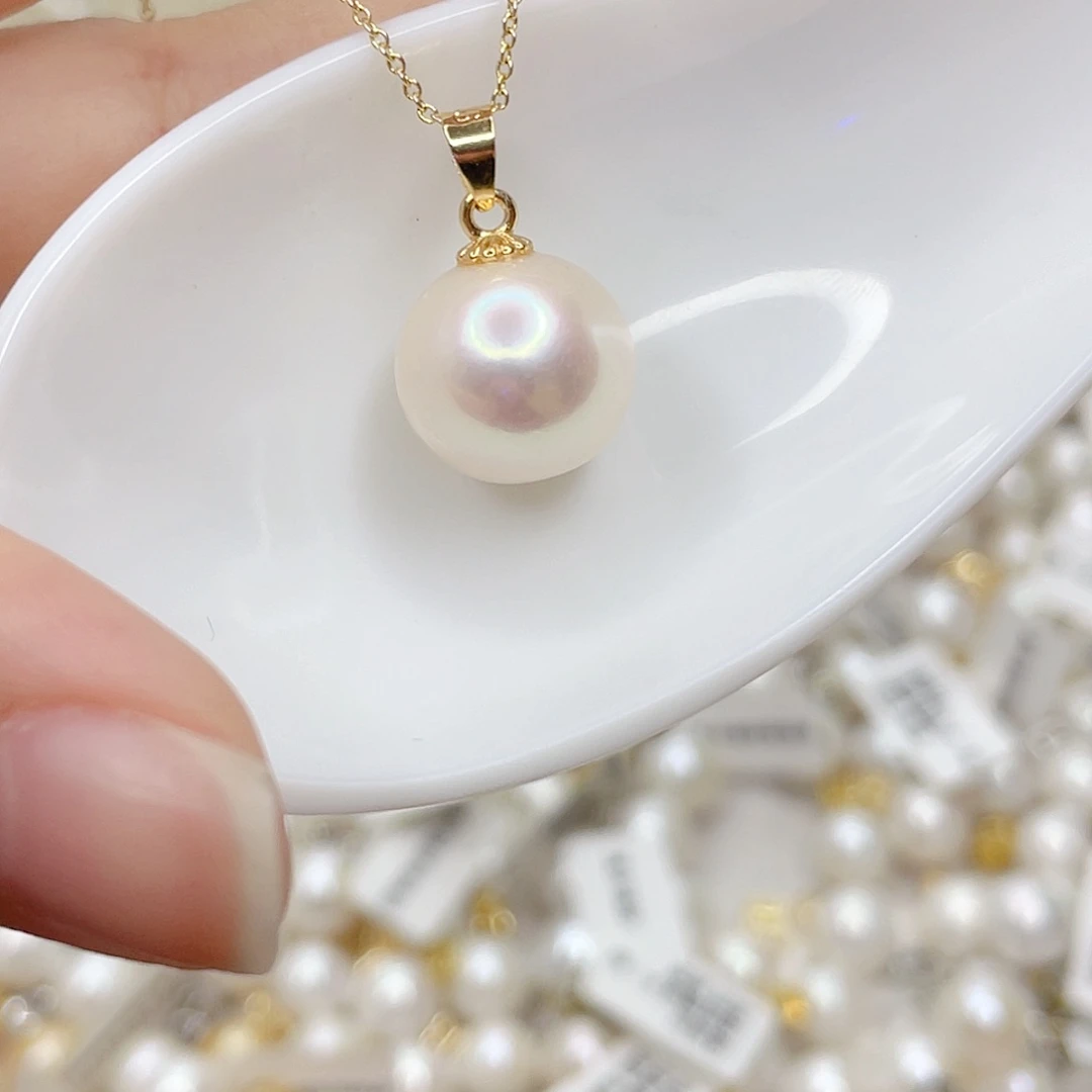 淡水珍珠未镶嵌吊坠(赠链)