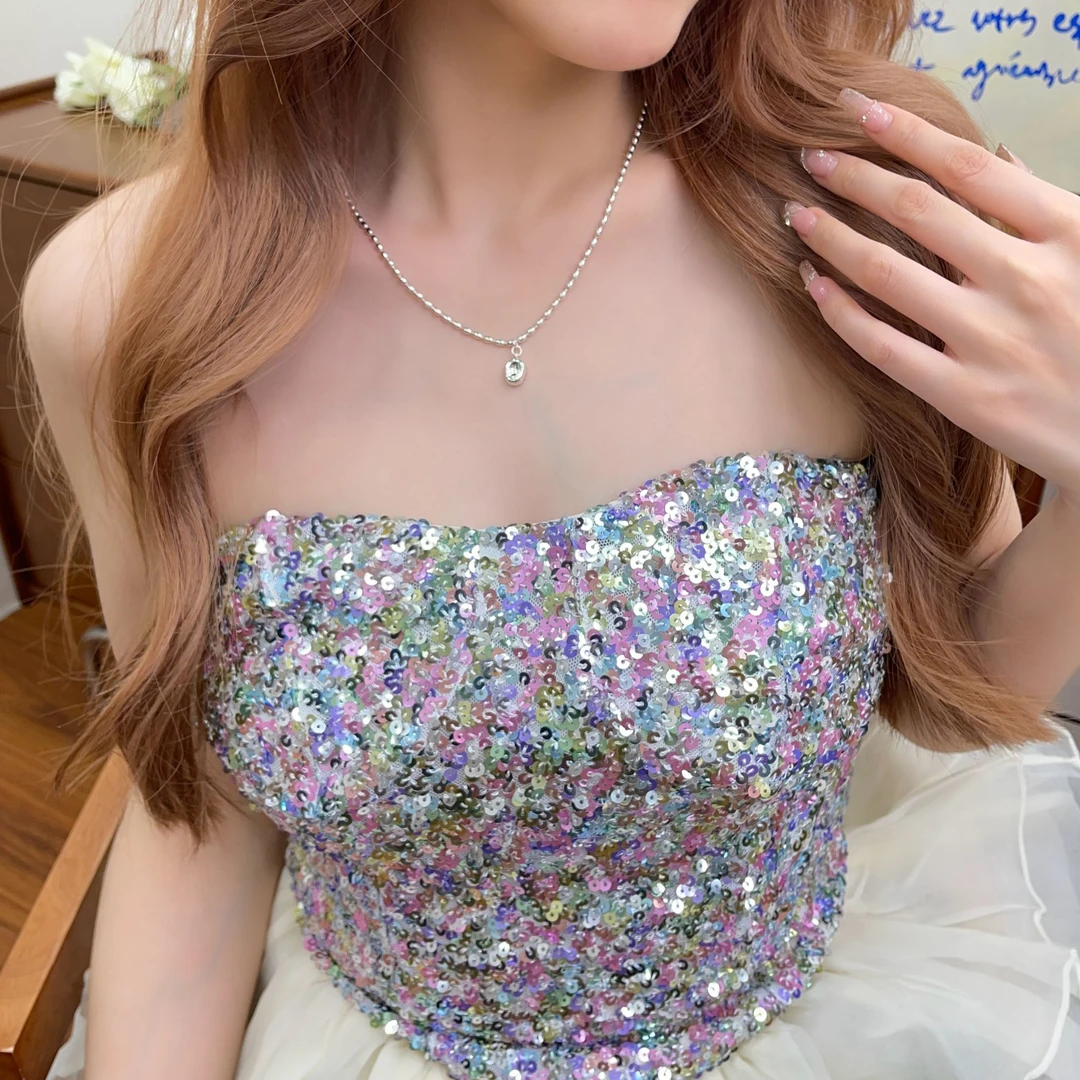 铜项链 「艾丽的梦呓」设计感韩系气质叠戴小众百搭椭圆锁骨链项链