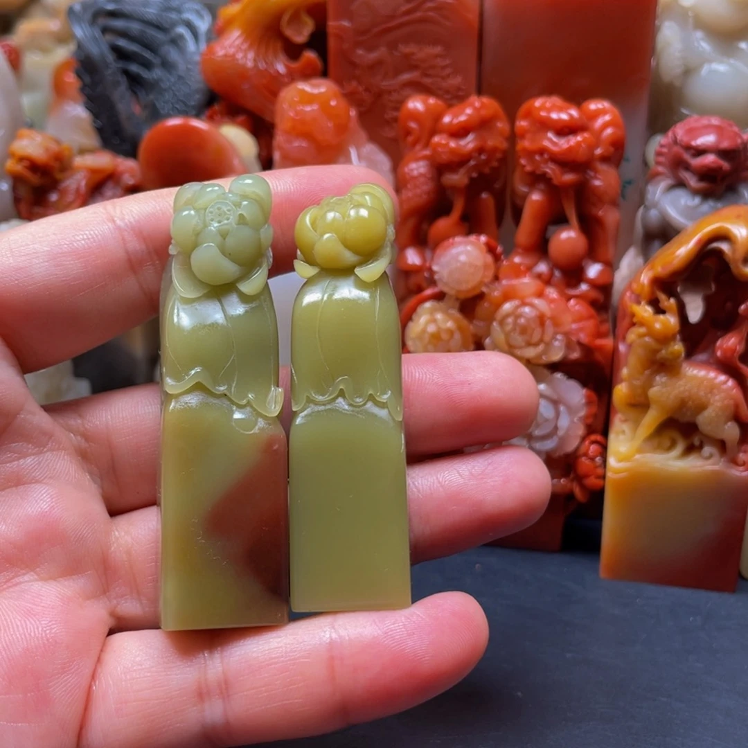 寿山石印石精美寿山