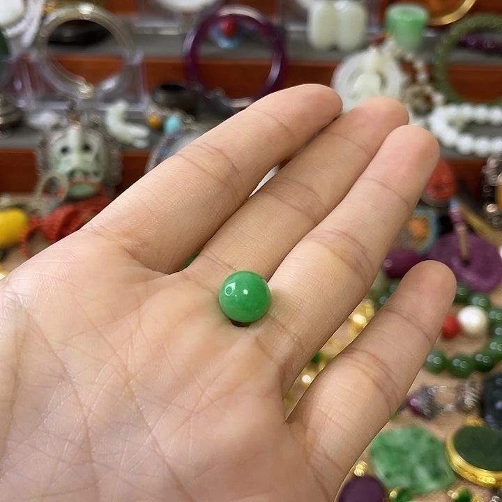 子***遊散珠翡翠精美雕刻物件物件