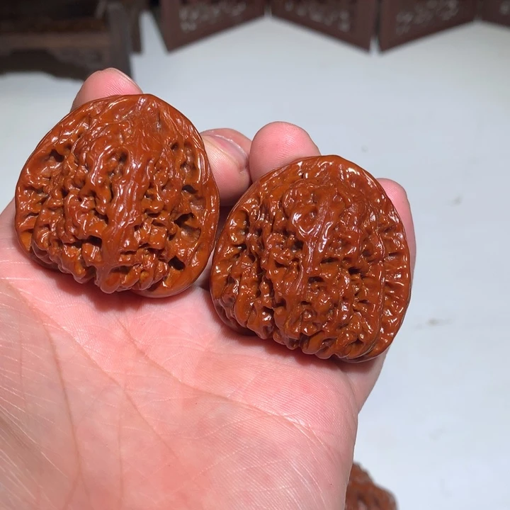 文玩核桃把件南疆石26.41