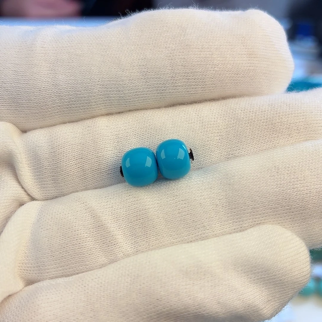 不***我绿松石未镶嵌挂件8mm