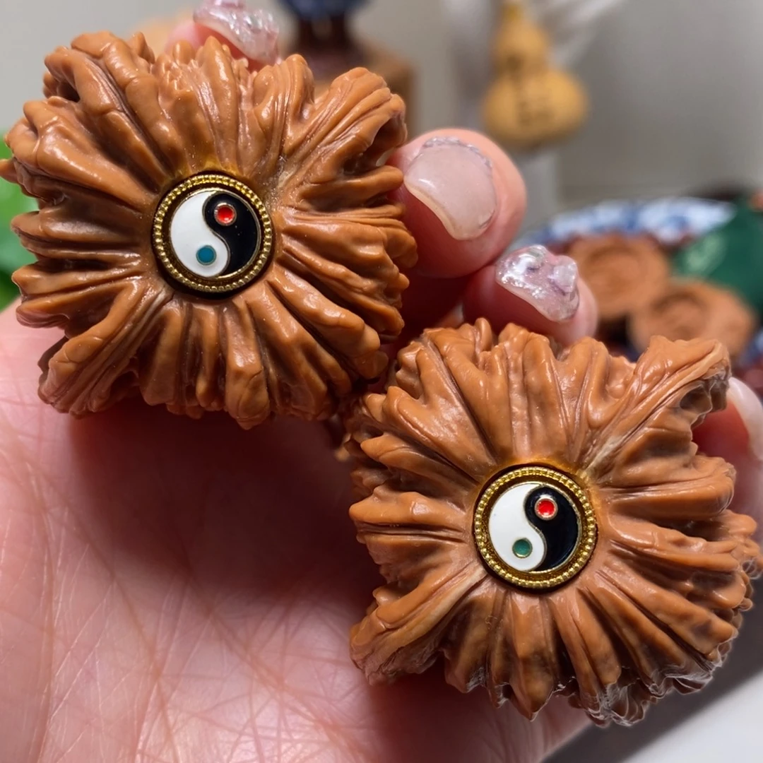 文玩核桃把件45尺寸全品四座楼