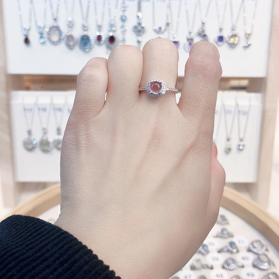 银S925镶嵌戒指紫晶