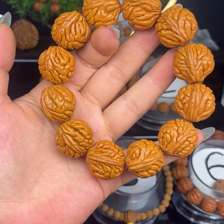 文玩核桃手串桃核单圈