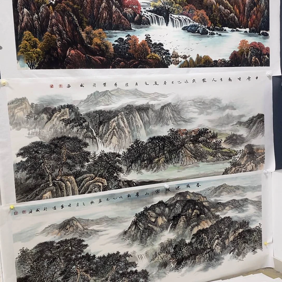 国画李珍军70/180手绘画芯