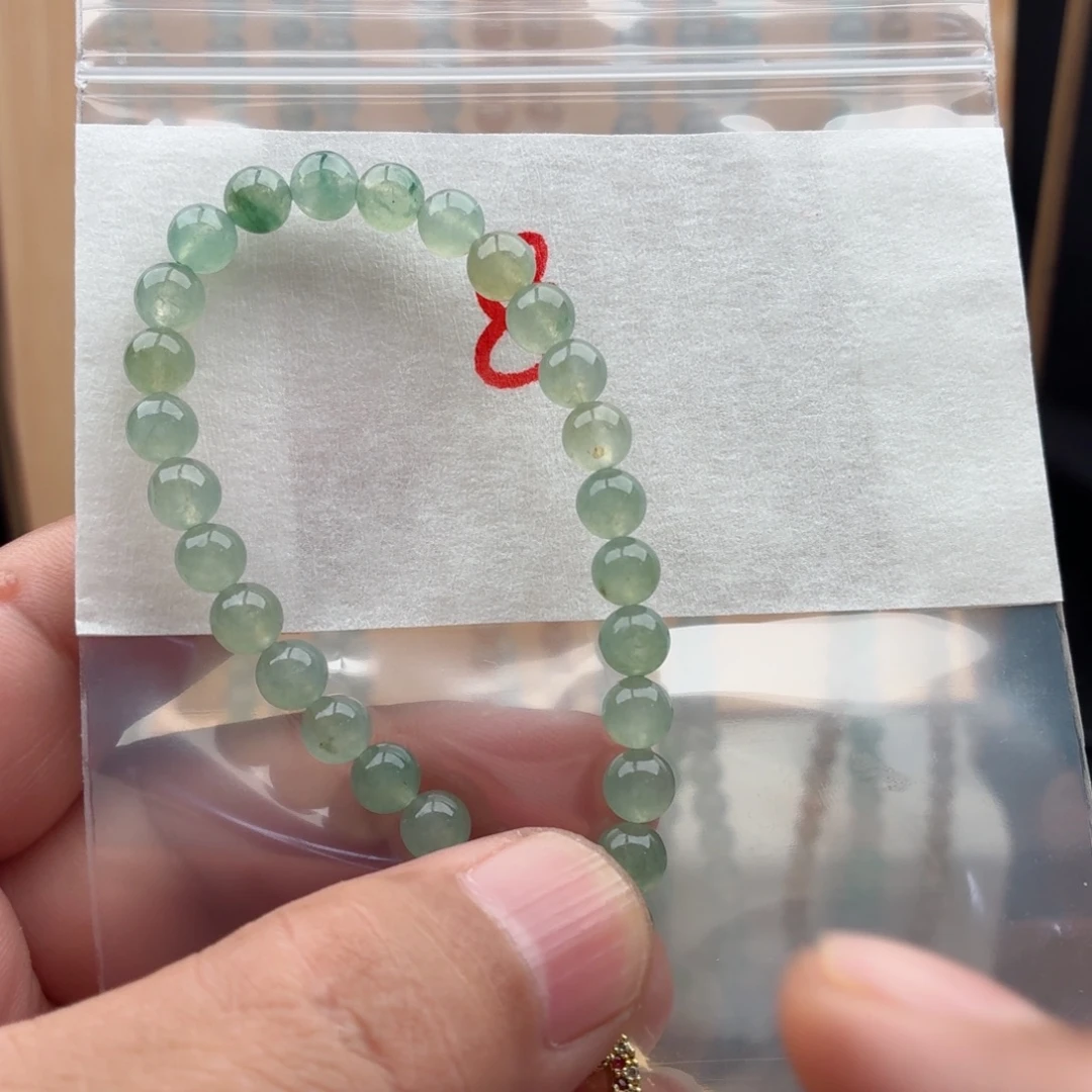 定制翡翠未镶嵌翡翠珠链