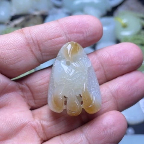 吊坠(不含链)未镶嵌和田玉