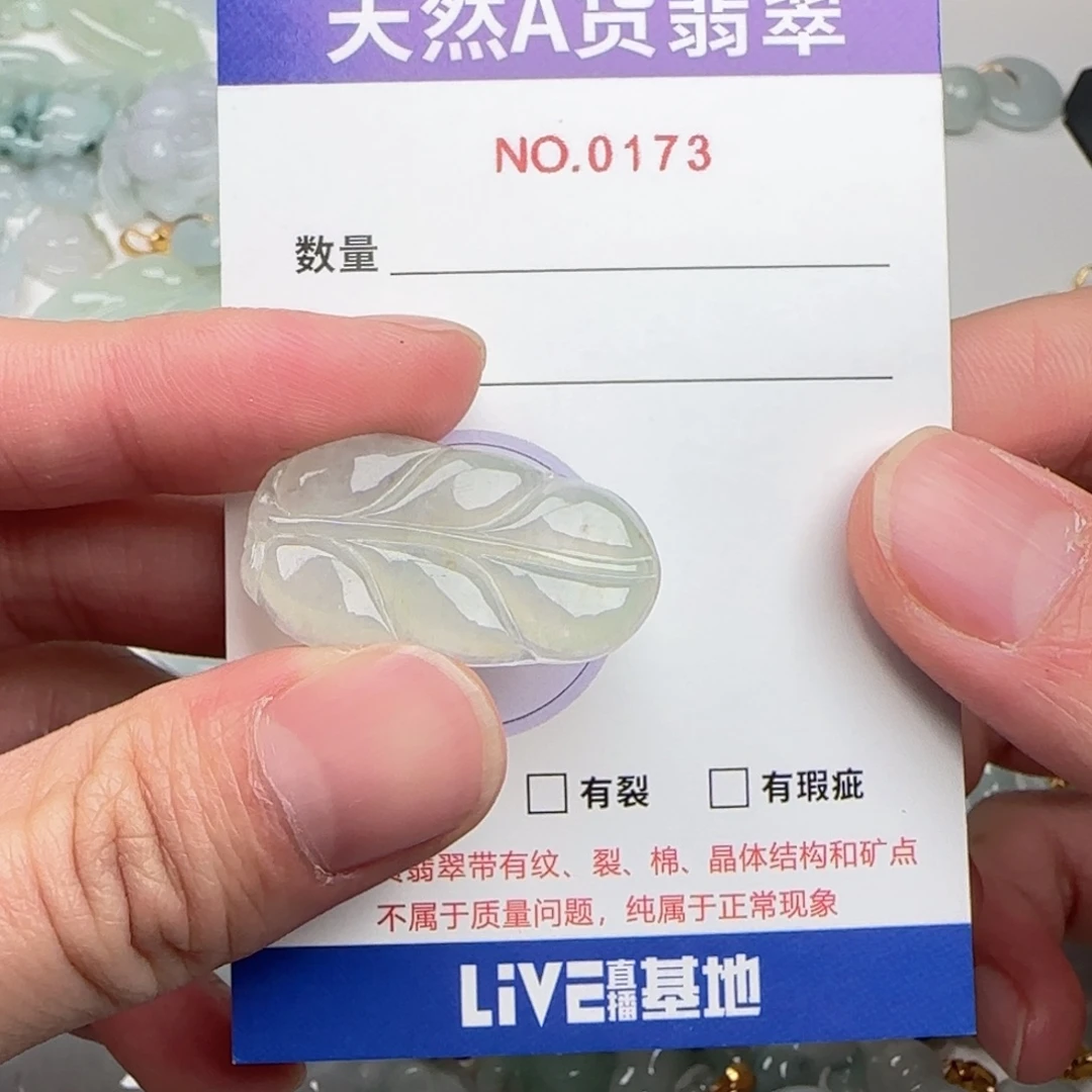 翡翠未镶嵌颈饰173