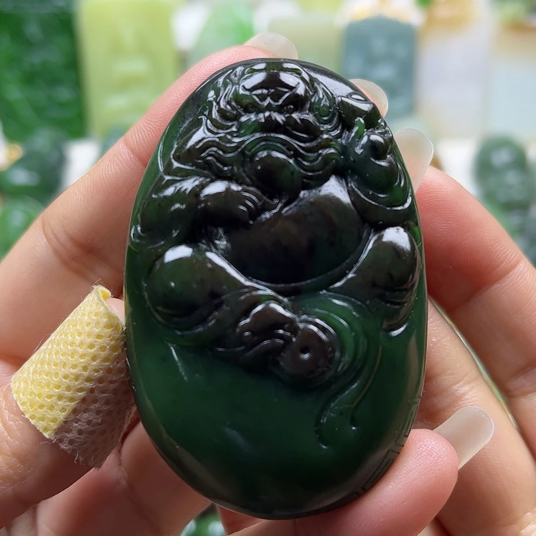 和田玉吊坠未镶嵌摩***默