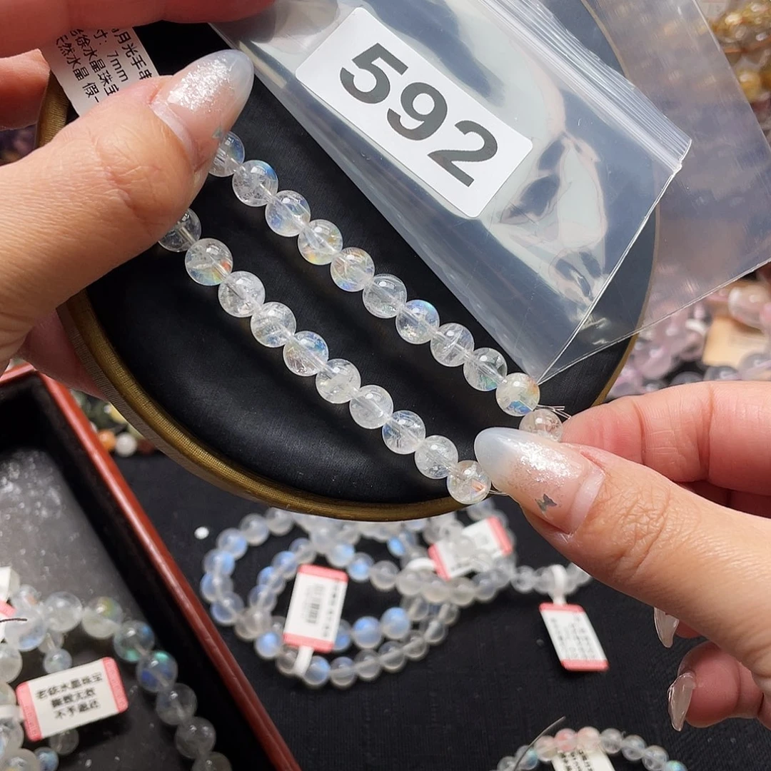 月光石手串592未镶嵌薄***?