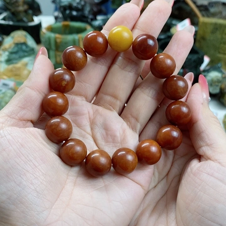 蛇纹石玉手链未镶嵌