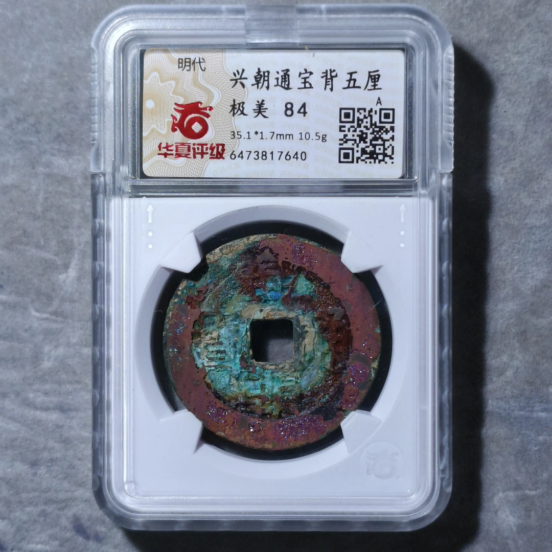60530-41 兴朝通宝背五厘