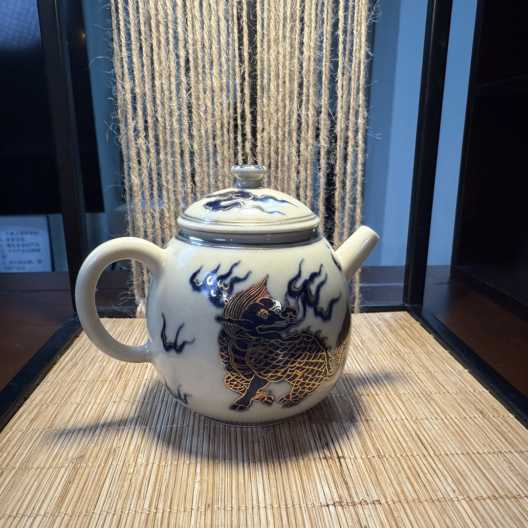 【静姐小院】拙溪麒麟壶（ZX-0376）