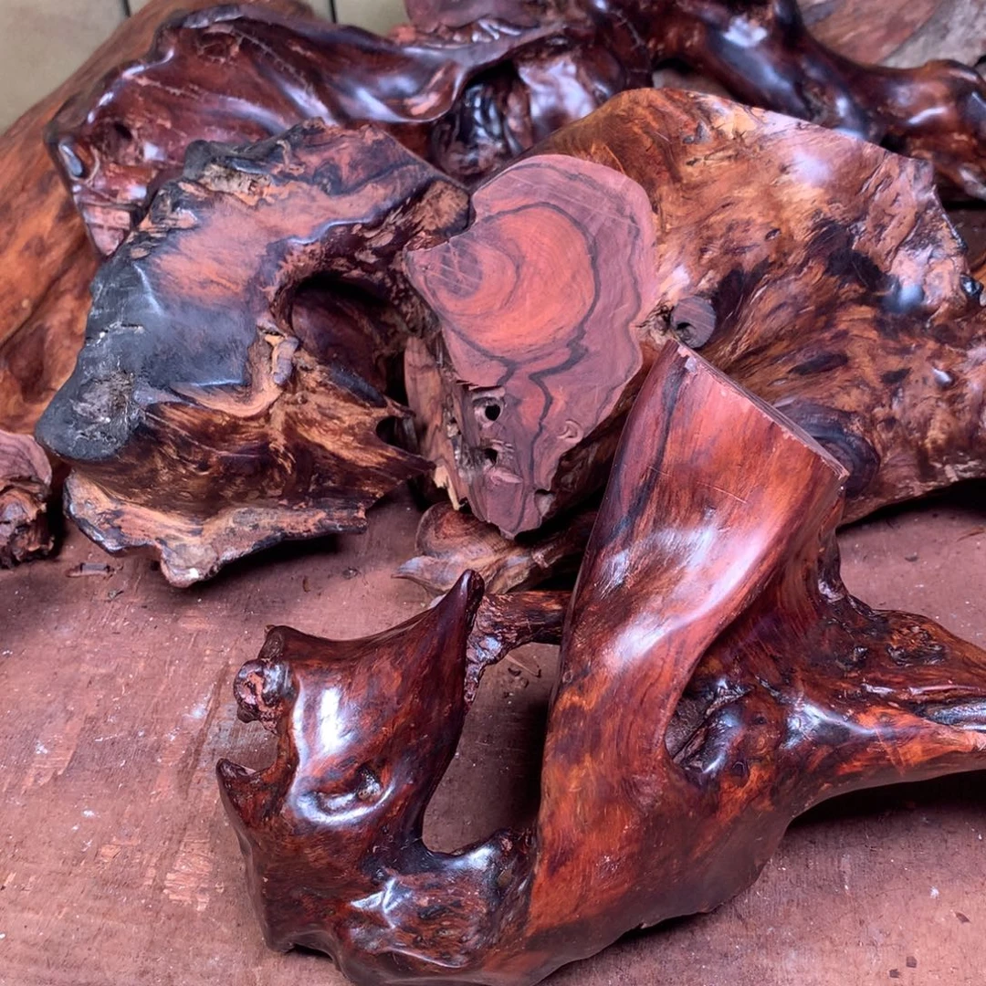 再***面黄花梨/降香黄檀手串开料定制 不退不换