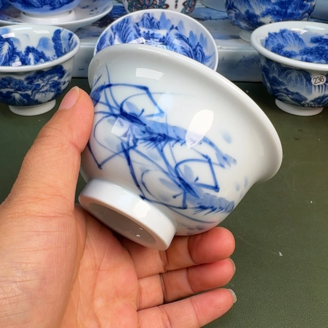 陶景德镇纯手绘茶具圆圆202