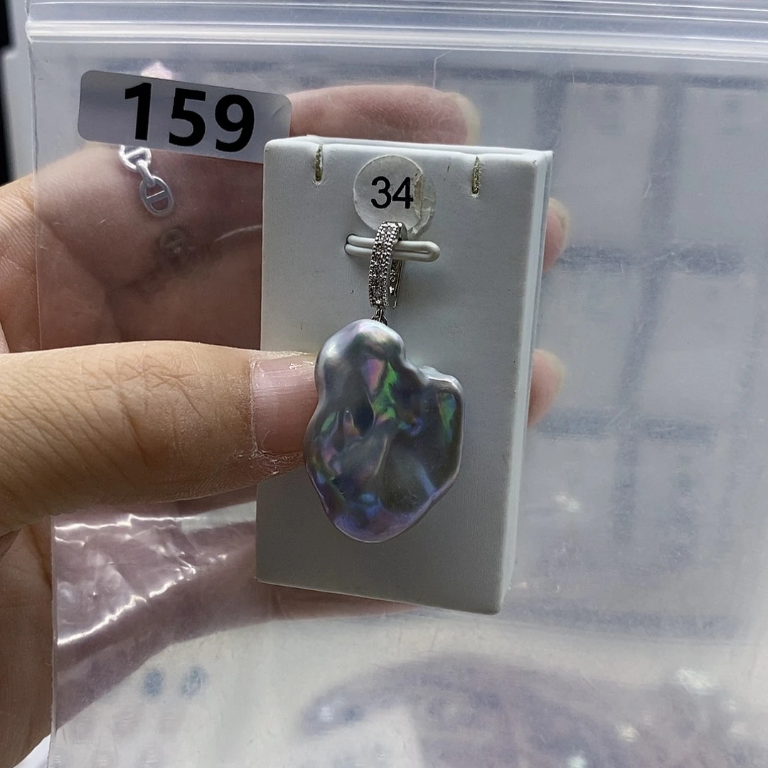 颈饰合金淡水珍珠