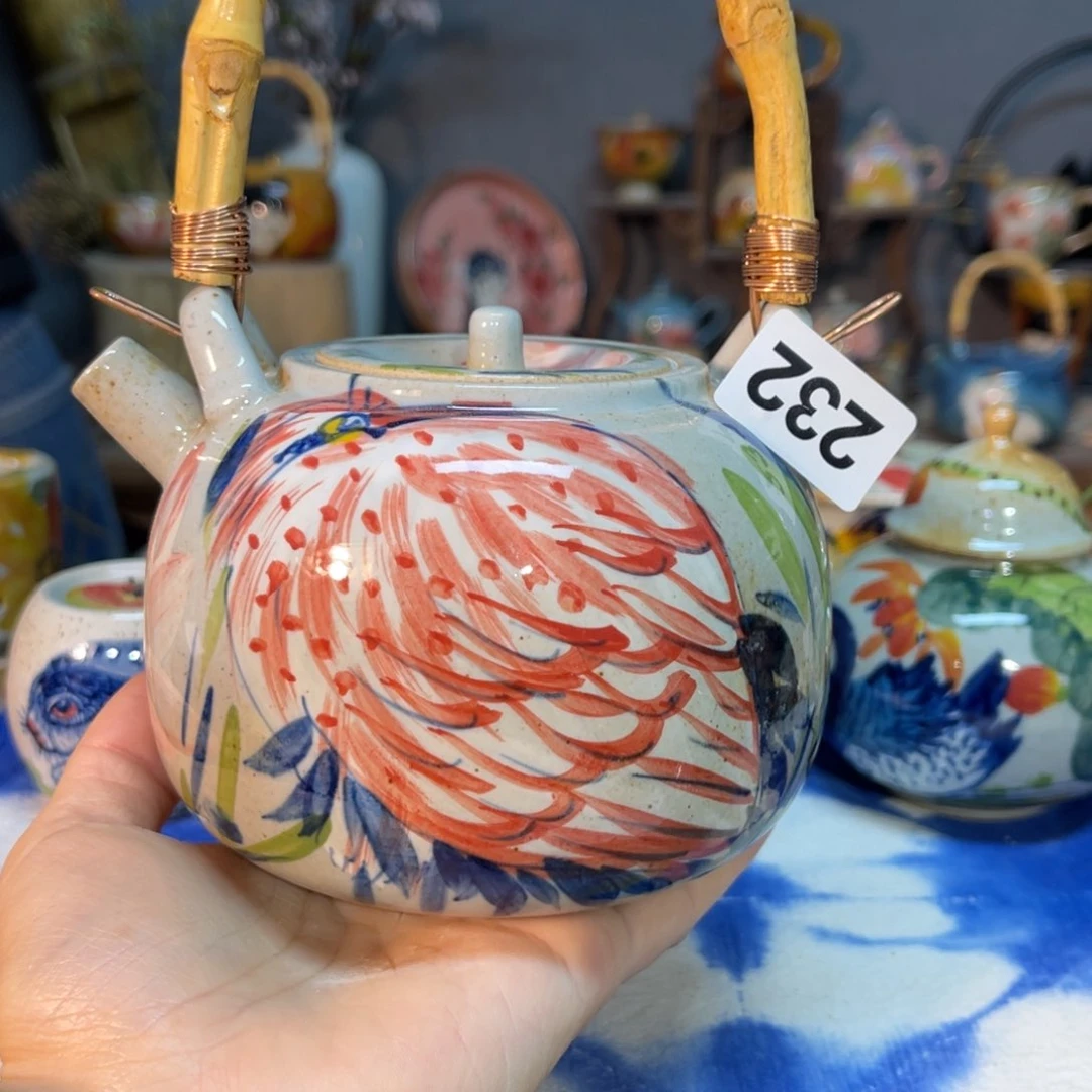 杯素浅陶瓷手工手绘