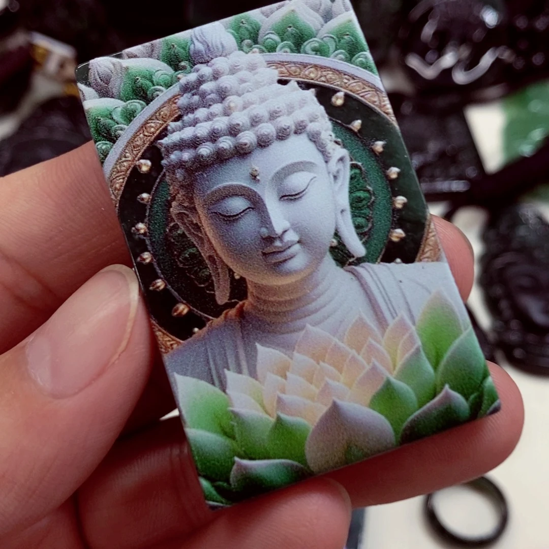 翡翠未镶嵌挂件先鉴后发一物一证