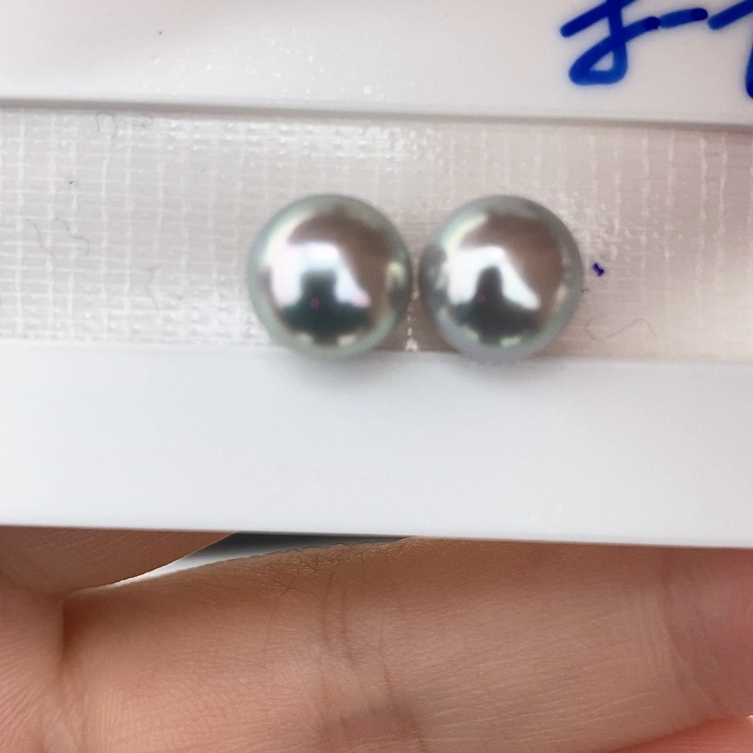 海水珍珠耳饰18K金镶嵌