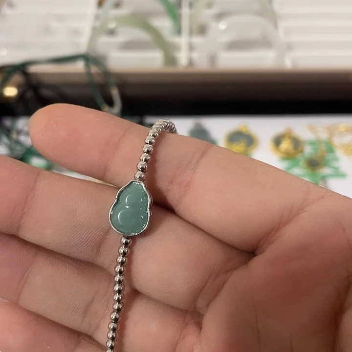 翡翠女款金属手链