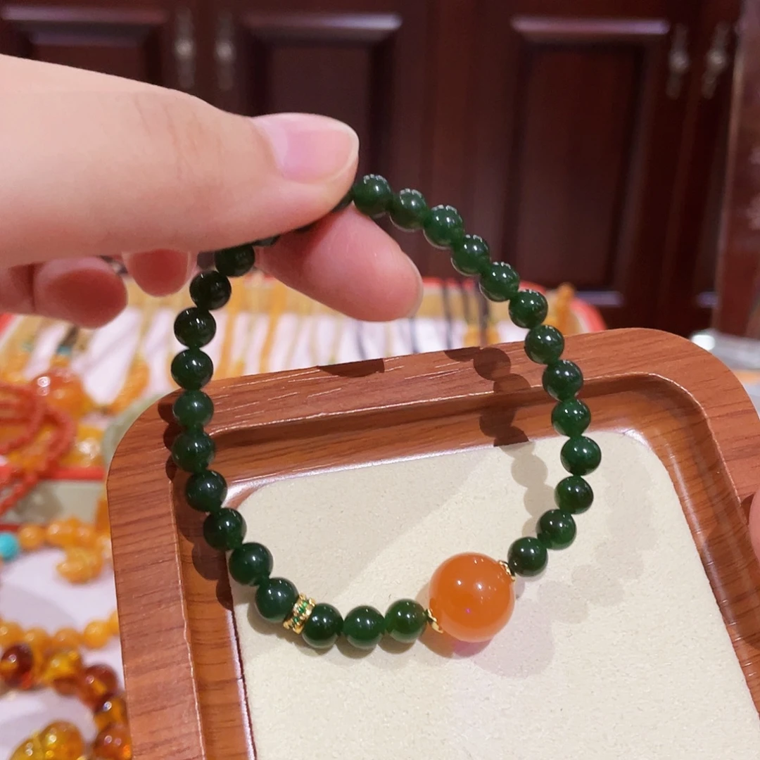 手链蜜蜡未镶嵌手串