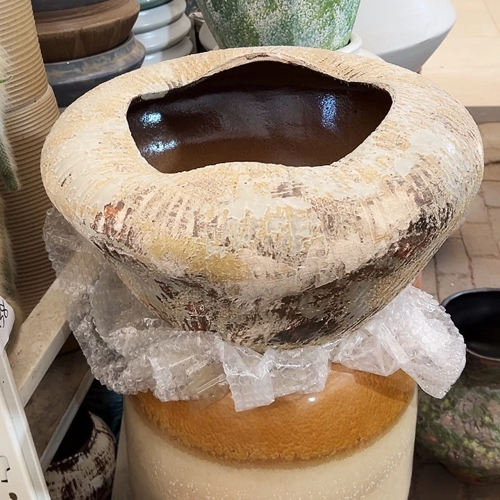 景德镇精品花盆栽适口26高28