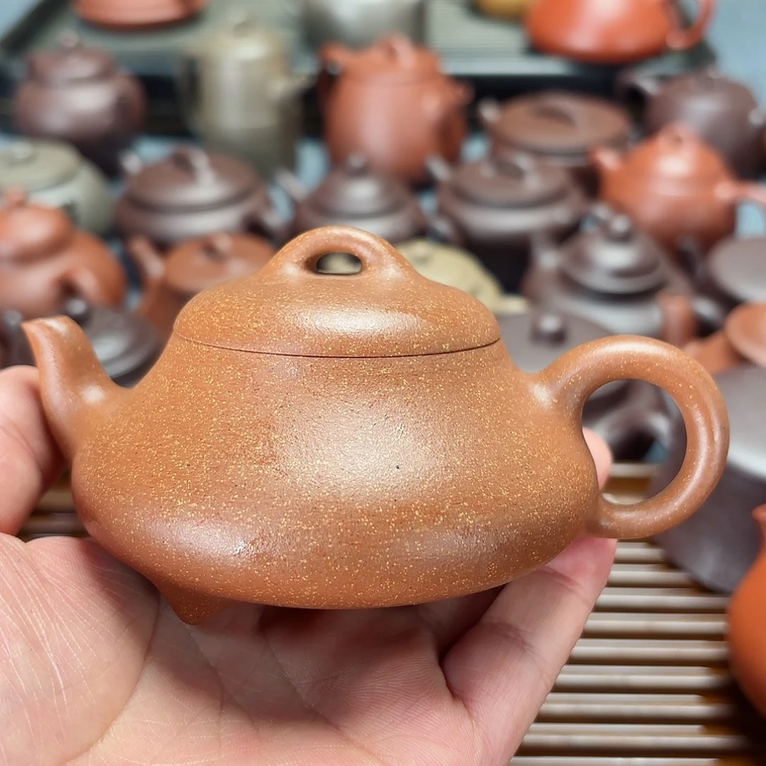 紫砂茶壶肥**子全手工汉棠