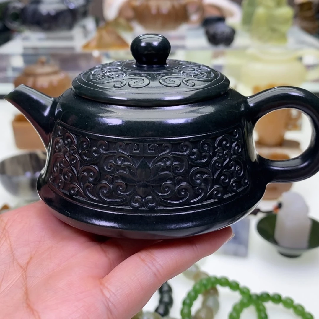 和田玉茶壶未镶嵌