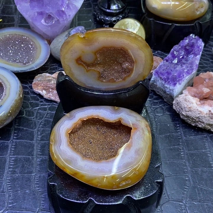 未镶嵌珠宝半成品水晶聚宝盆