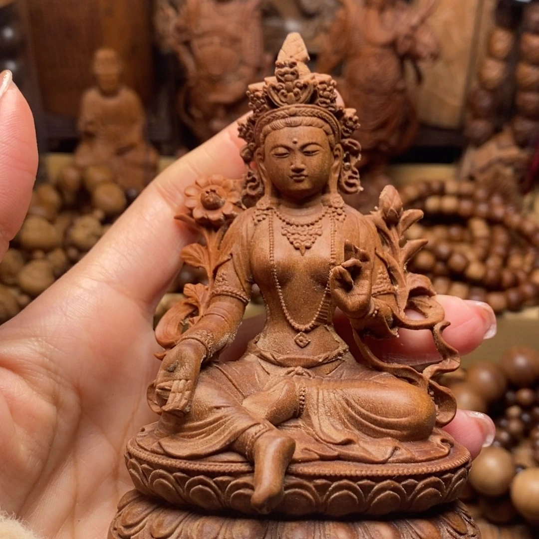 檀香木把件手串摆件
