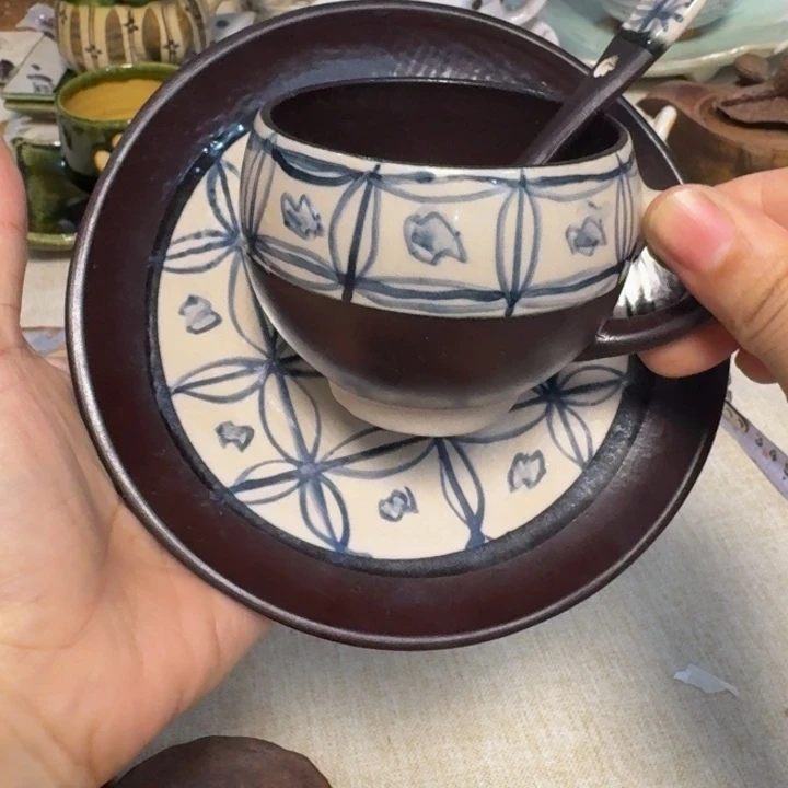 陶泥一套咖啡杯的价格