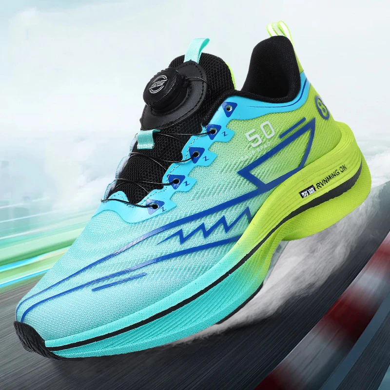 赤兔8pro跑鞋秋季透气旋转纽扣学生碳板跑步鞋减震学生竞速运动鞋