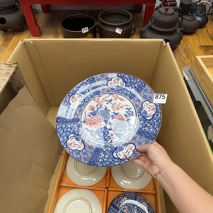 瓷片呀工艺品摆件瓷器摆件正能量