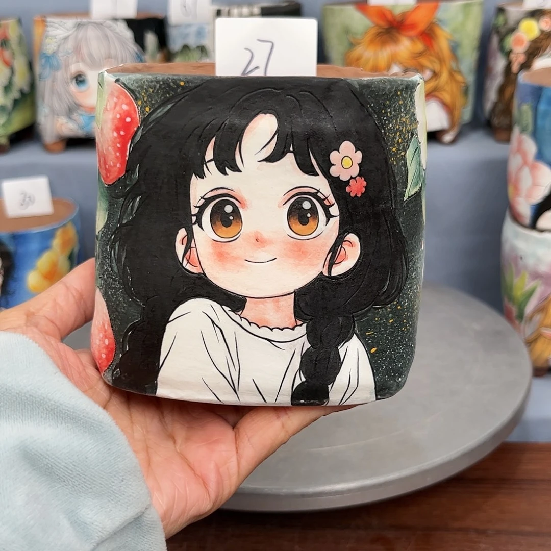 紫砂花盆方盆福利