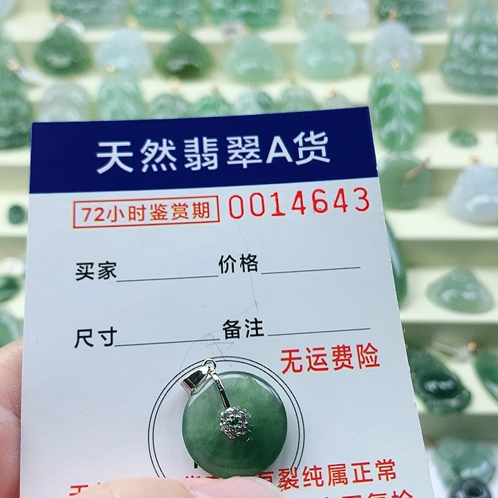 颈饰未镶嵌翡翠吊