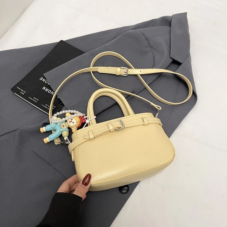 桃柚兜2025春季夏季新款潮流时尚高级感小众婚包百搭单肩手提女包