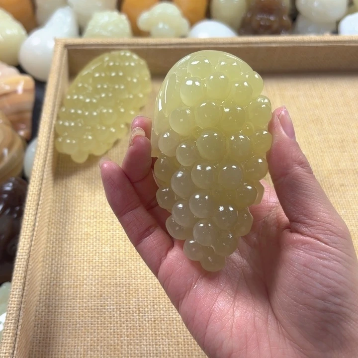 8***6石材昆仑山脉青色貔貅