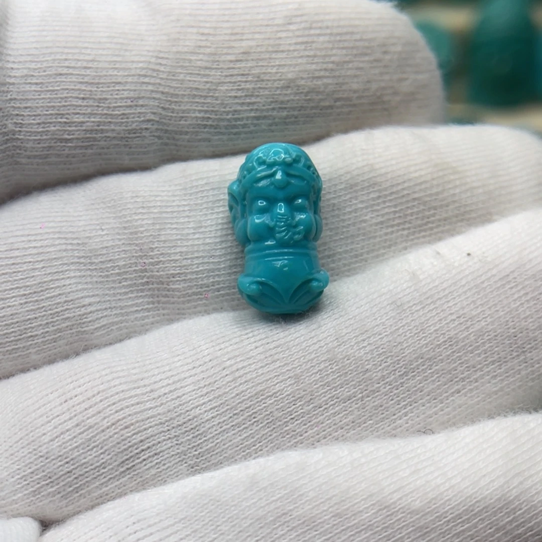 绿松石未镶嵌颈饰卡8.8-16.2-7