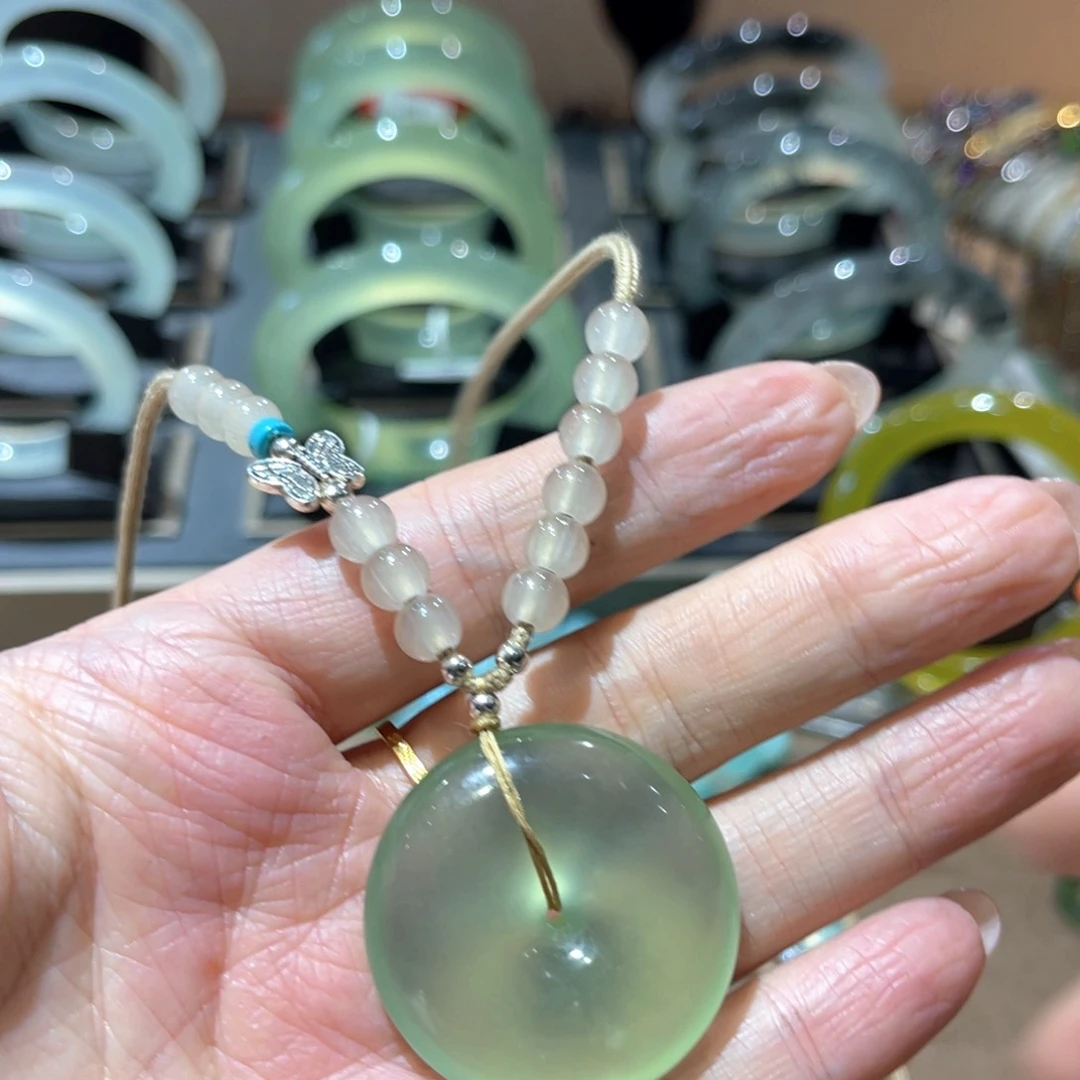 岫玉手镯未镶嵌手镯